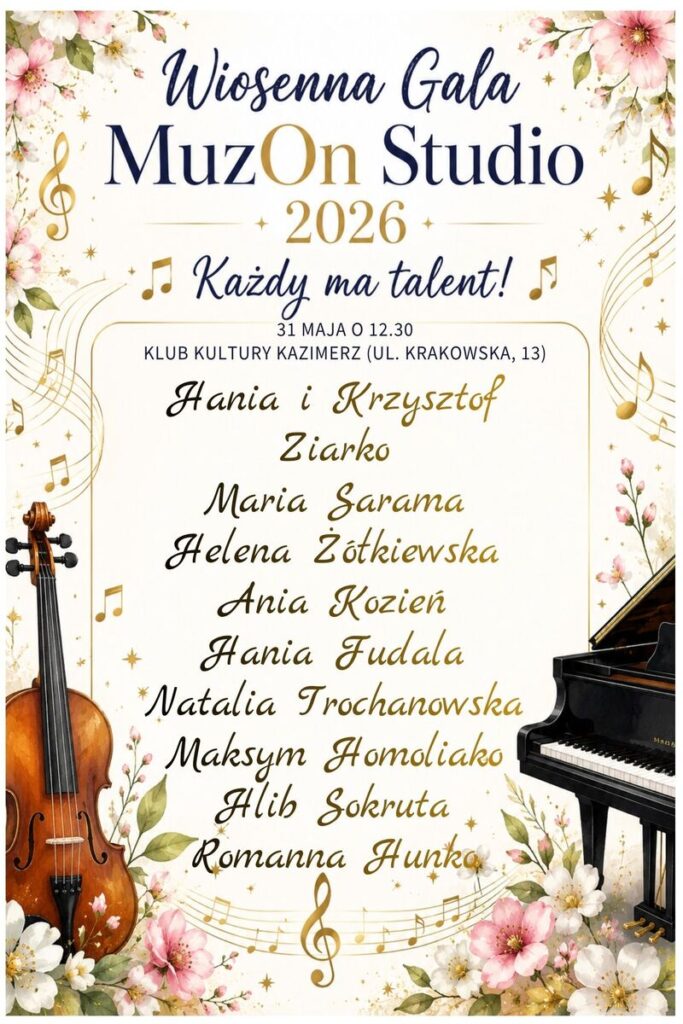 Wiosenna Gala MuzOn Studio 2026